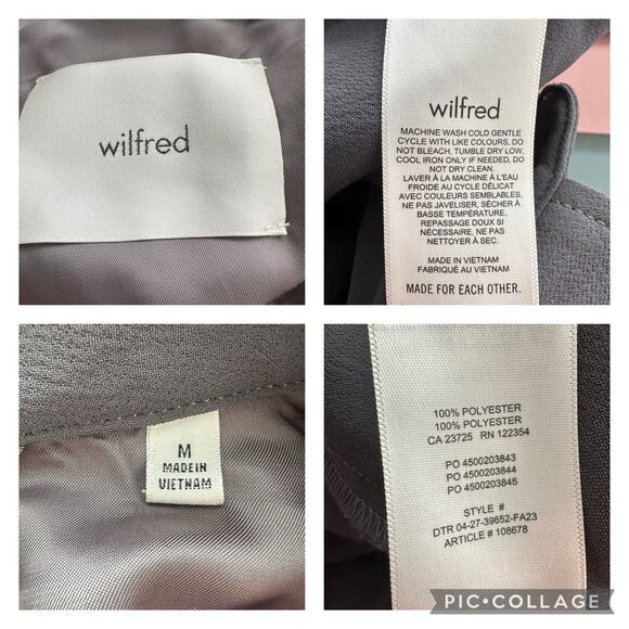 Aritzia Wilfred Utility Broiler Jumpsuit Gray Button Pockets Crepe Size Medium - Picture 11 of 13